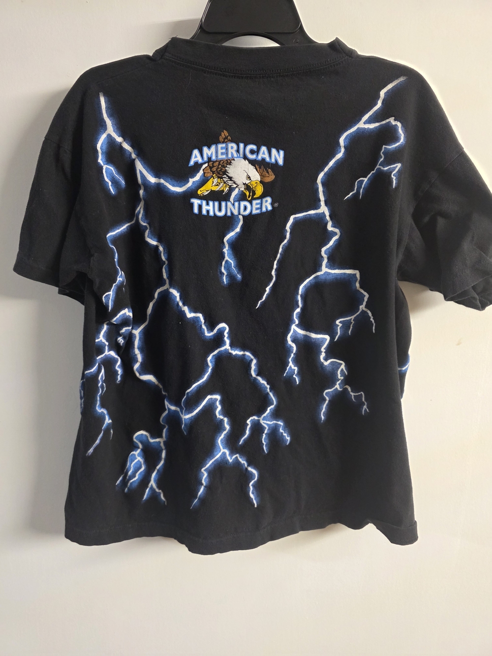 Rare VTG CARIBBEAN DREAM American Thunder Native Indian Lightning T Shirt 90s